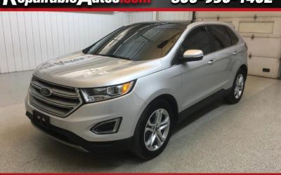 2018 Ford Edge Titanium AWD Repairable Vandalism Damage