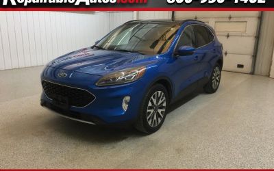 2020 Ford Escape Titanium 4WD Repairable Hail Damage