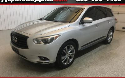 2013 Infiniti JX AWD Repairable Rear Damage