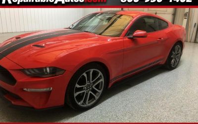 2018 Ford Mustang Ecoboost Premium Coupe Repairable Side Damage