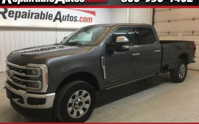 2023 Ford F-350 SD Lariat Crew Cab 4WD Repairable Undercarriage Damag