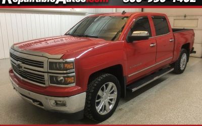 2014 Chevrolet Silverado 1500 LTZ Crew Cab 4WD Repaired Rear Damage