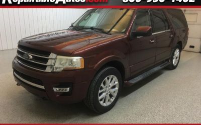 2015 Ford Expedition EL Limited 4WD Repairable Hail Damage