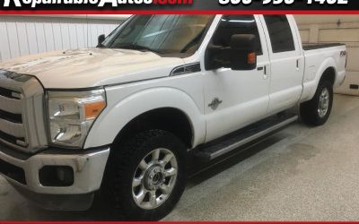 2015 Ford F-250 SD Lariat Crew Cab 4WD Repairable Roof Damage