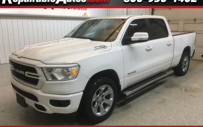 2019 RAM 1500 Big Horn Crew Cab 4WD Repairable Hail Damage