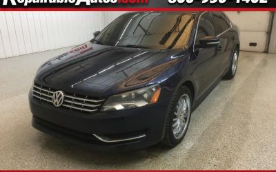2014 Volkswagen Passat 2.0L TDI SE Repairable Hail Damage