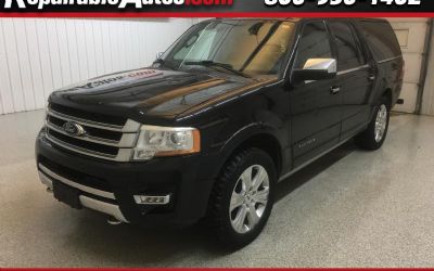 2017 Ford Expedition EL Platinum 4WD Local Trade In W/HAIL Damage
