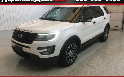 2017 Ford Explorer Sport 4WD Repairable Hail Damage