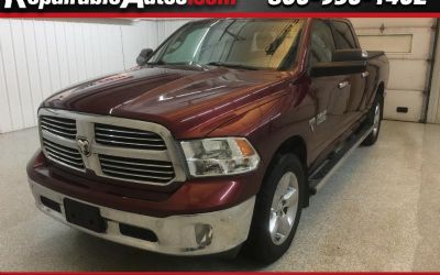 2018 RAM 1500 Big Horn Crew Cab 4WD Repaired Theft Damage