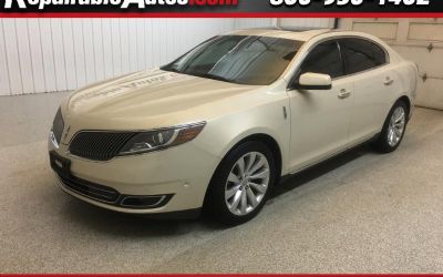 2014 Lincoln MKS AWD Repairable Rear Damage