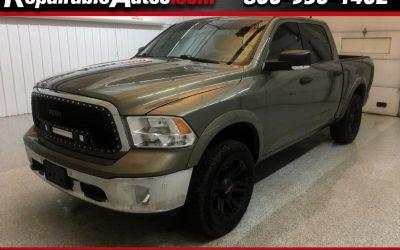 2014 RAM 1500 SLT Crew Cab 4WD Repaired Rear Damage