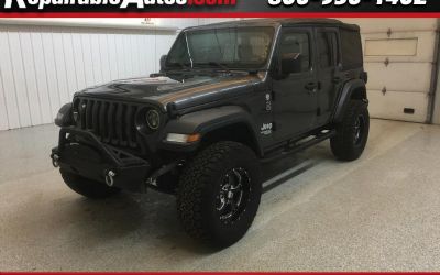 2018 Jeep Wrangler Unlimited Sport Repaired Front Damage