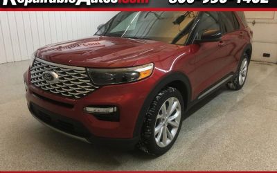 2023 Ford Explorer Platinum AWD Repairable Rear Damage