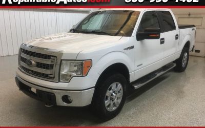2013 Ford F-150 XLT Supercrew 4WD Repairable Rear Damage