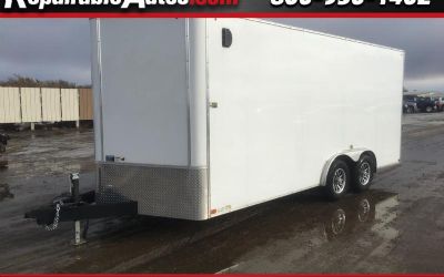 2021 Sure-Trac Unknown 8X18 Enclosed Trailer Repairable Hail Damage