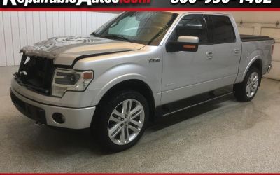 2014 Ford F-150 Limited Supercrew 4WD Repairable Front Damage