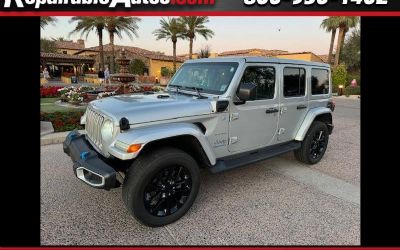 2023 Jeep Wrangler 4XE Unlimited Sahara Repaired Rear Damage