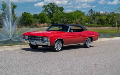 1971 Chevrolet Chevelle Convertible, True Survivor, Original Paint, Unmodified Classic