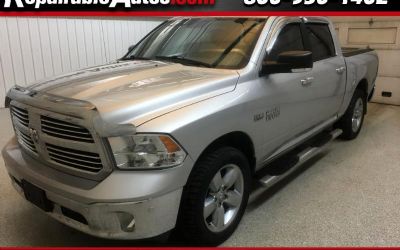 2016 RAM 1500 SLT Crew Cab 4WD Repairable Rear Damage