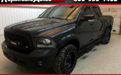 2017 RAM 1500 SLT Crew Cab 4WD Repairable Hail Damage