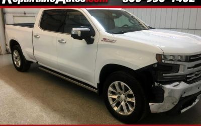 2019 Chevrolet Silverado 1500 LTZ Crew Cab 4WD Repairable Front Damage