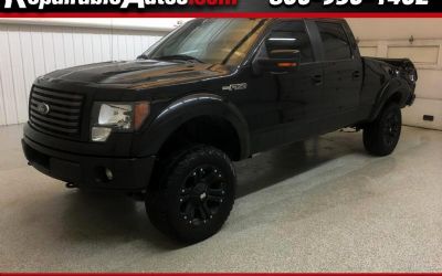 2012 Ford F-150 FX4 Supercrew 4WD Repairable Rear Damage