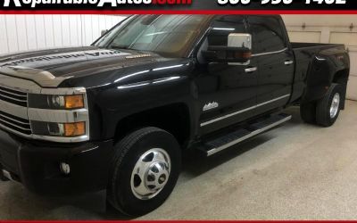 2016 Chevrolet Silverado 3500HD High Country Crew Cab 4WD Repaired Rear Damage