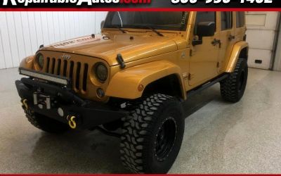 2014 Jeep Wrangler Unlimited Sahara 4WD Repaired Rear Damage