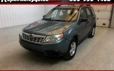 2012 Subaru Forester 2.5X AWD Repairable Side Damage