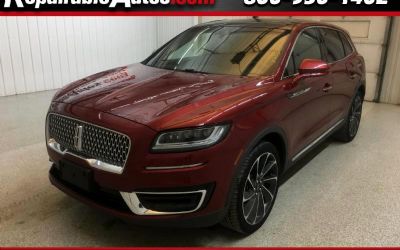 2019 Lincoln Nautilus Reserve AWD Repairable Hail Damage
