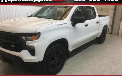 Photo of a 2024 Chevrolet Silverado 1500 WT Crew Cab 4WD Repaired Undercarriage Damage for sale