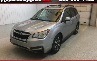 2017 Subaru Forester 2.5I Premium Repairable Fire Damage