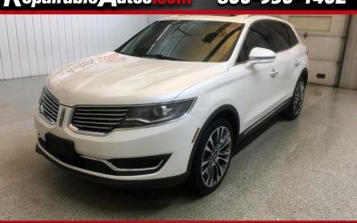 2016 Lincoln MKX Reserve AWD Repairable Hail Damage