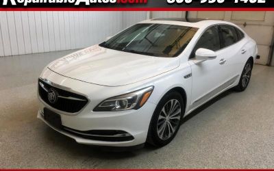 2017 Buick Lacrosse Premium Repairable Rear Damage