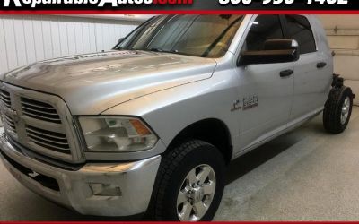2015 RAM 3500 SLT Mega Cab 4WD Repairable Rear Damage