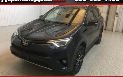 2017 Toyota RAV4 SE 4WD Repairable Hail Damage