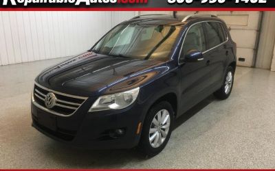 2011 Volkswagen Tiguan S AWD Repairable Side Damage
