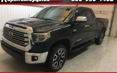 2018 Toyota Tundra Limited Double Cab 4WD Repairable Rear Damage