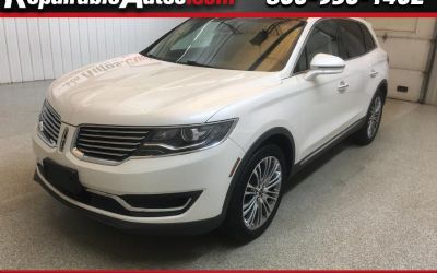 2016 Lincoln MKX Reserve AWD Repairable Rear Damage