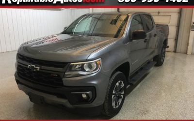 Photo of a 2021 Chevrolet Colorado Z71 Crew Cab 4WD Repairable Rear Damage for sale