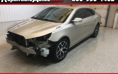 Photo of a 2016 Buick Lacrosse Sport Touring Repairable Front Damage for sale