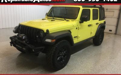 Photo of a 2023 Jeep Wrangler Unlimited Sport Repaired Interior Burn Damage for sale