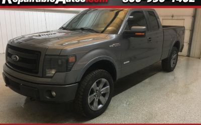 Photo of a 2013 Ford F-150 FX4 Supercab 4WD Repairable Side Damage for sale