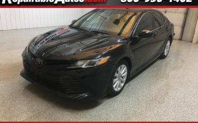 Photo of a 2018 Toyota Camry LE Repairable Roof Damage for sale
