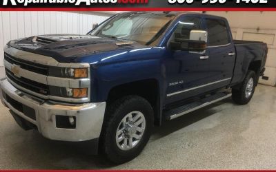 Photo of a 2018 Chevrolet Silverado 3500HD LTZ Crew Cab 4WD Repairable Hail Damage for sale