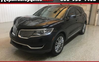 Photo of a 2017 Lincoln MKX Reserve AWD Repairable Front Damage for sale