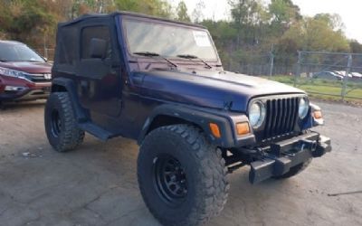 Photo of a 1998 Jeep Wrangler SE for sale