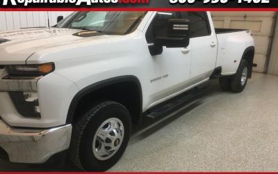 Photo of a 2021 Chevrolet Silverado 3500HD LT Crew Cab 4WD Repairable Hail Damage for sale