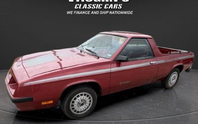 1984 Dodge Rampage Pickup 2.2