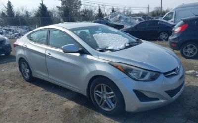 Photo of a 2016 Hyundai Elantra SE for sale